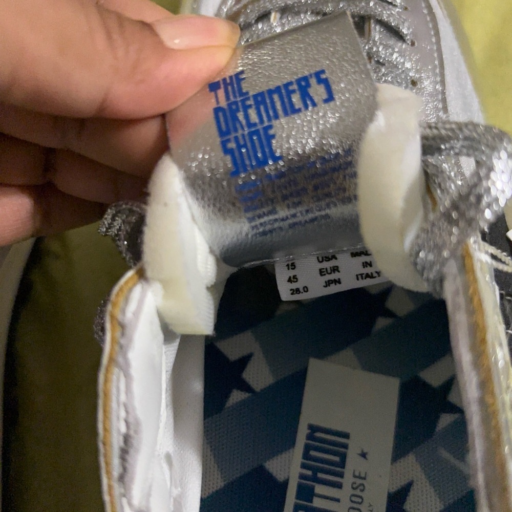 GOLDEN GOOSE Marathon Leather-Trimmed Ripstop Sneakers 12 Cm 28.6 - Picture 8 of 16